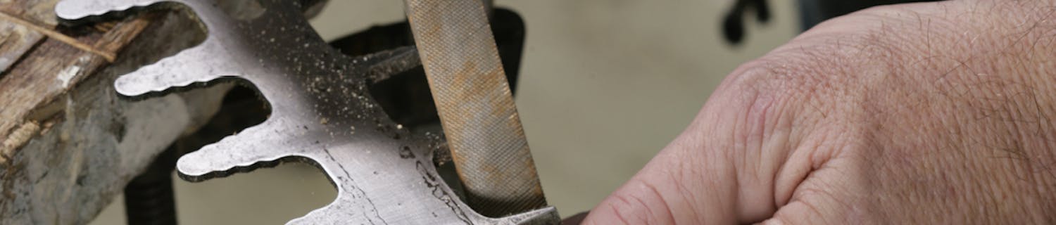 Slipa häcksax Slipa häcksax